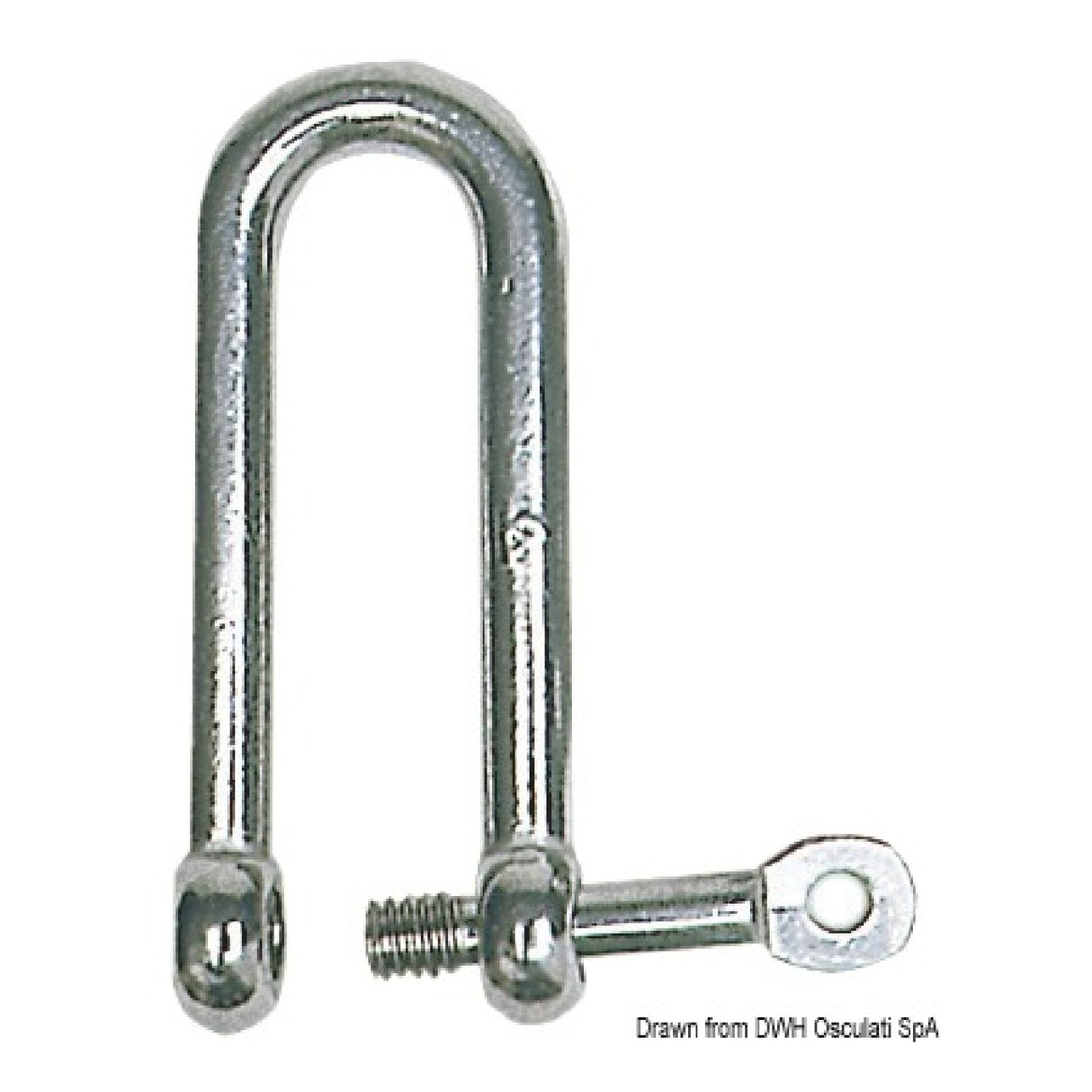 Osculati Grillo inox lungo con asse imperdibile 08.222.05