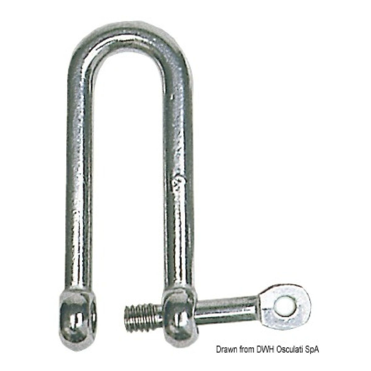 Osculati Grillo inox lungo con asse imperdibile 08.222.05