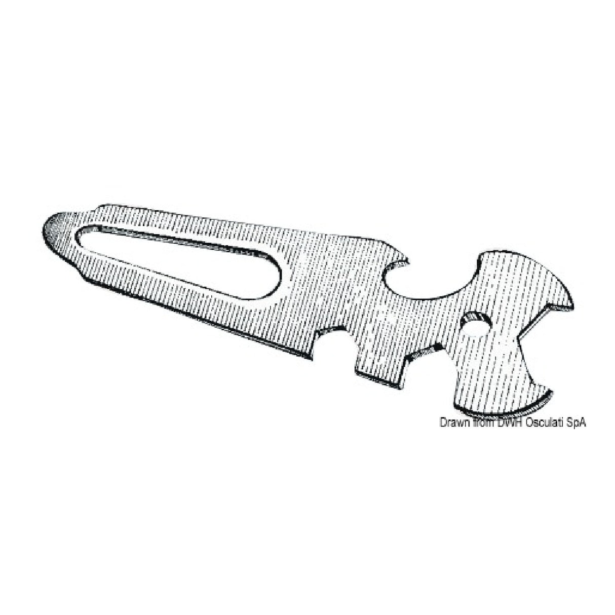 Osculati Attrezzo multiuso in acciaio inox AISI 316 08.360.06