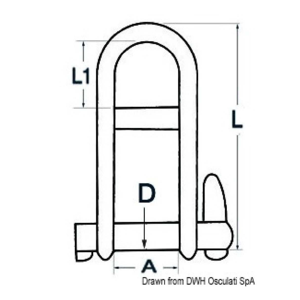 Osculati Grillo con chiusura a scatto 08.763.05