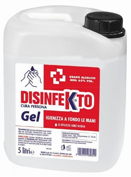 Disinfekto Handdesinfektionsgel 5 l