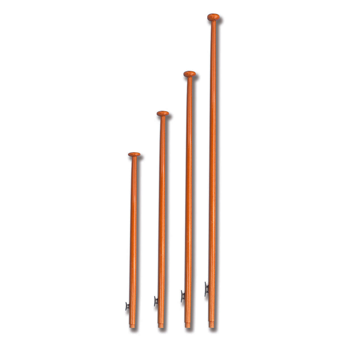 Asta de bandera de madera de Trem