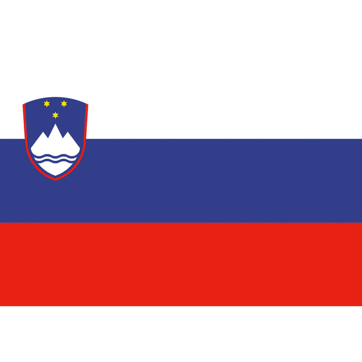 Trem Polyester Flagge Slowenien