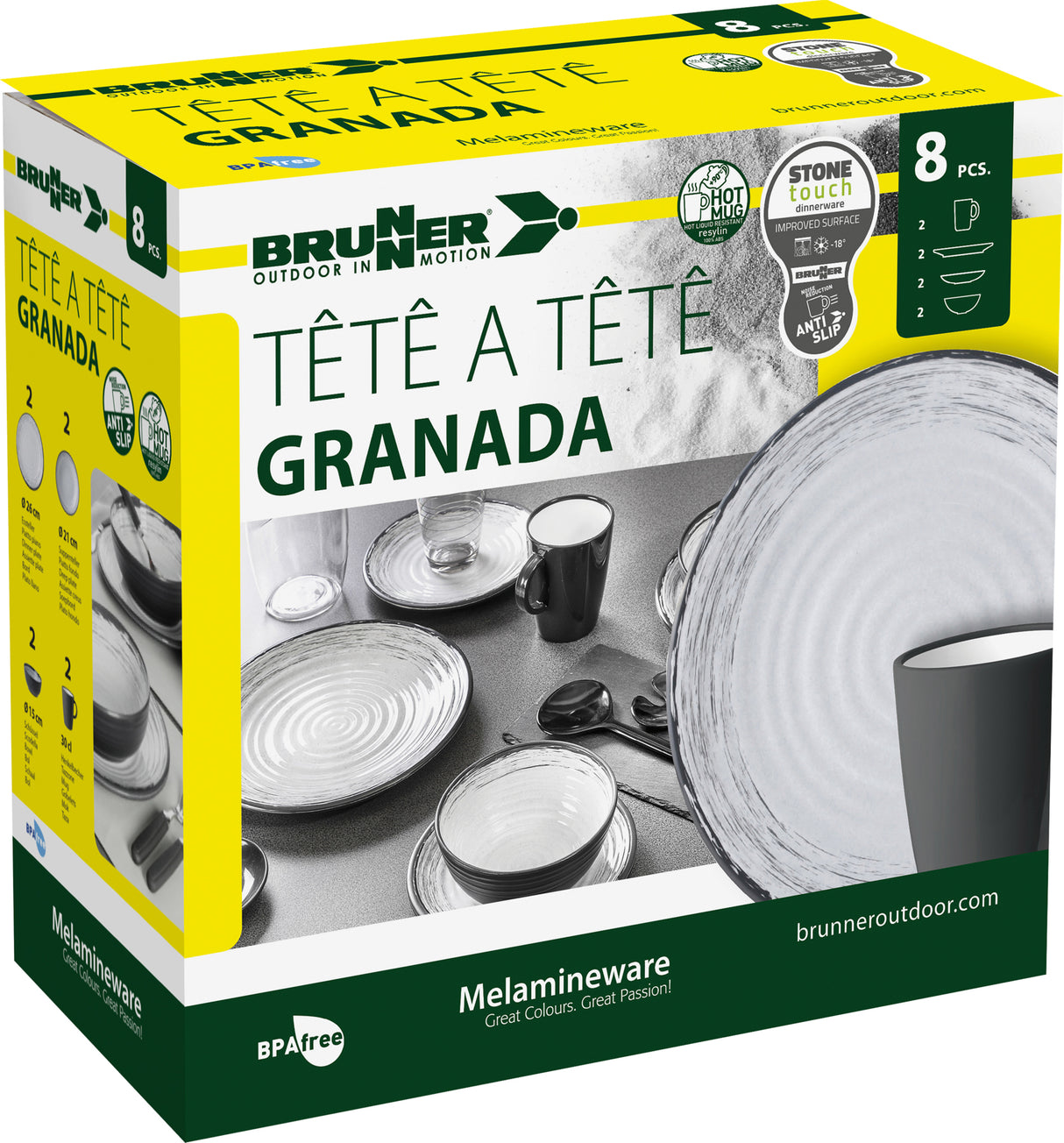 Conjunto Brunner Tete-a-tete Granada