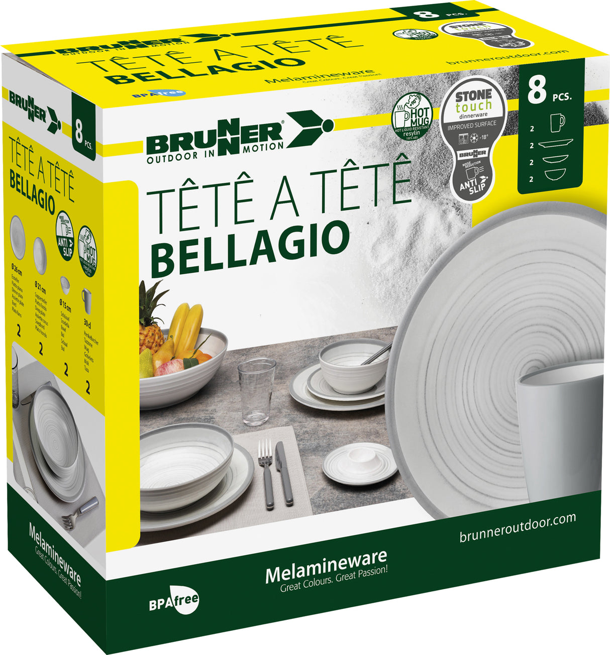Conjunto Brunner Tete-a-tete Bellagio