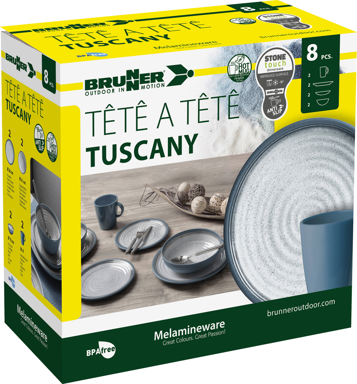 Conjunto Tete-a-tete Brunner Toscana
