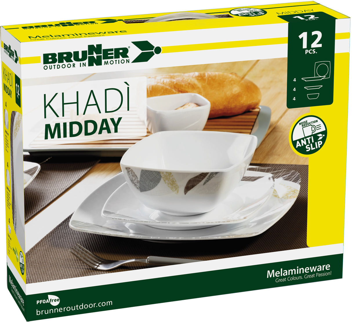 Conjunto de mediodía Brunner Khadi