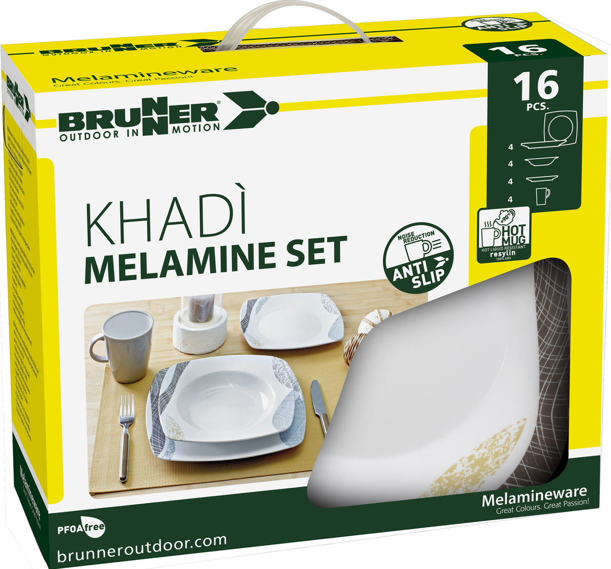 Juego de melamina Brunner Khadi