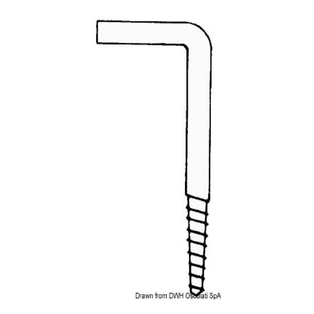 Osculati Stainless steel screw grappling hooks 09.035.01