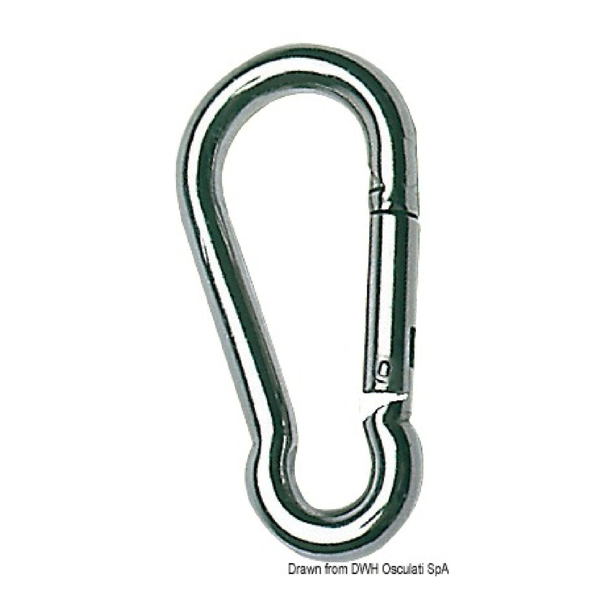Osculati AISI 316 stainless steel snap hook 09.187.03