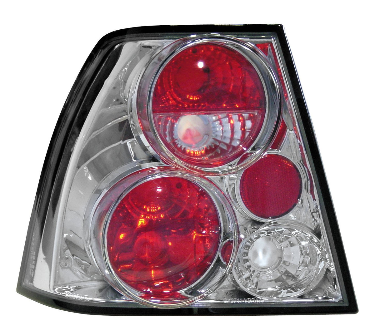 Pilot Coppia fanali posteriori - compatibile per VW Bora/Jetta (10/98-8/05) - Cromo