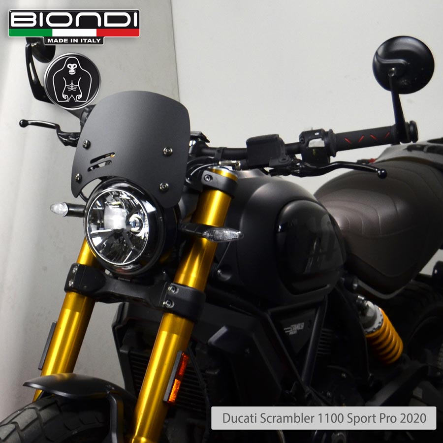 Biondi Cupolino Caffè Nero Satinato Ducati Scrambler 400/800/1100 - MPN 8010388