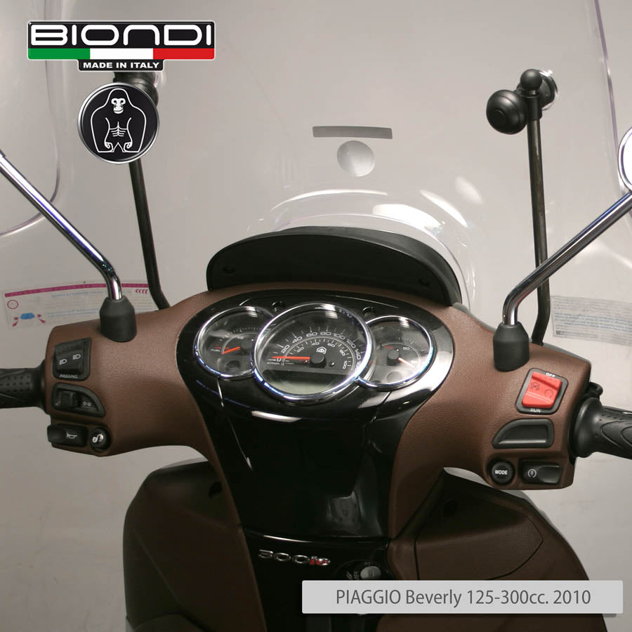 Biondi Parabrezza Z Trasparente + Attacchi Piaggio Medley S 125/150 2016-2019