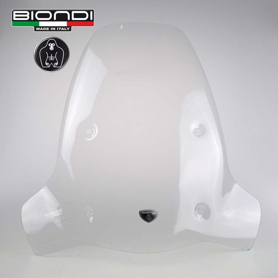 Biondi Parabrezza Mod. Z Trasparente NIU N-Carco Elettrico 2019 con Attacchi