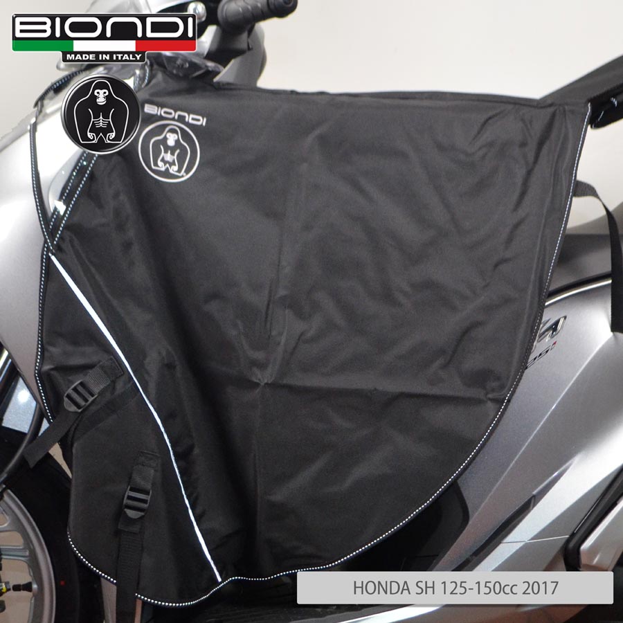 Biondi Coprirapido Coprigambe per Scooter Impermeabile Nero