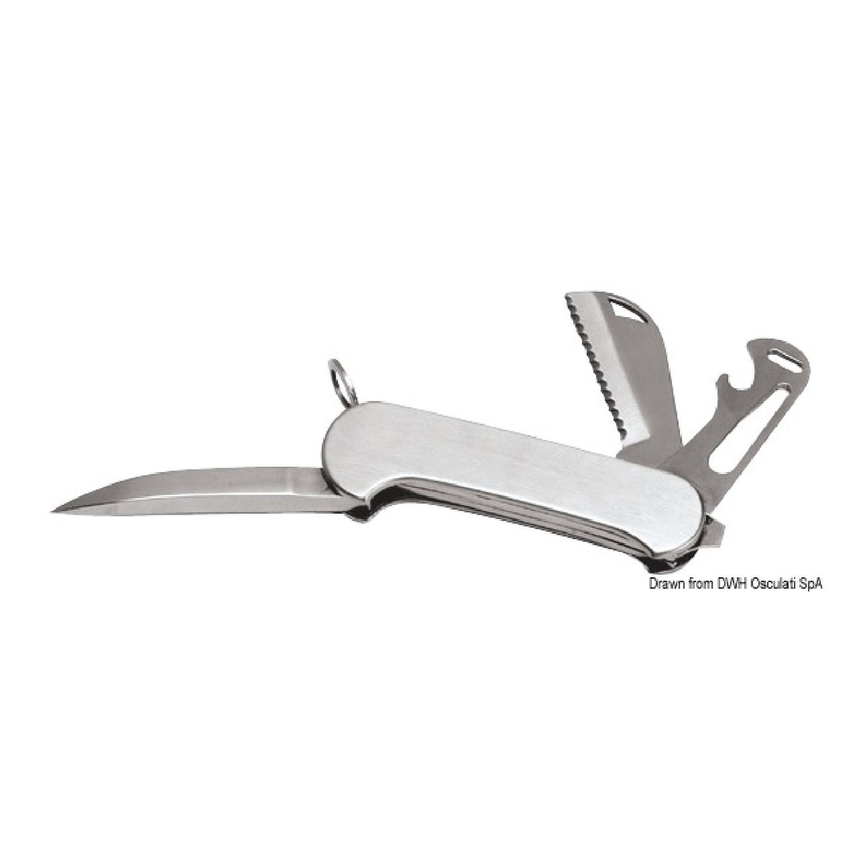 Cuchillo de acero inoxidable de alta calidad Osculati 10.285.05