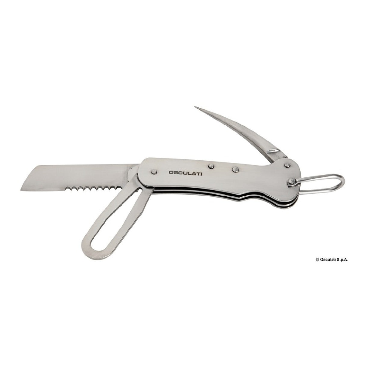 Cuchillo de vela de acero inoxidable Osculati 10.285.10