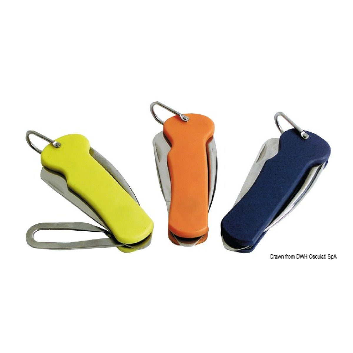 Osculati Seemesser mit orangefarbenem Griff 10.285.12