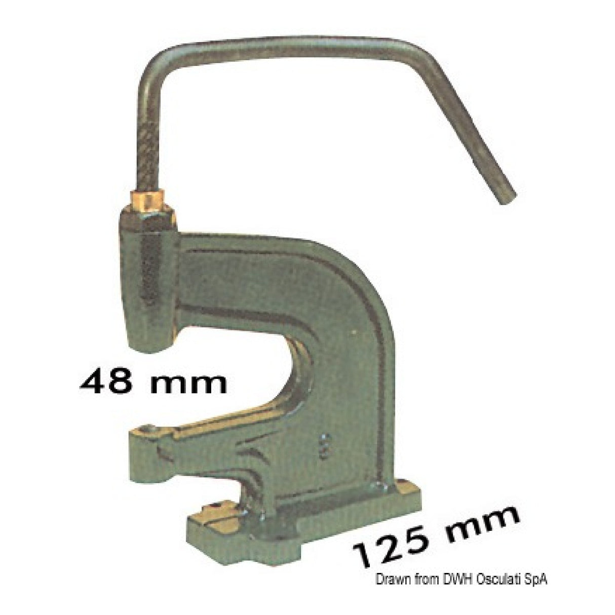 Osculati Tischpresse für Knöpfe 10.301.XX/10.303.XX 10.299.80