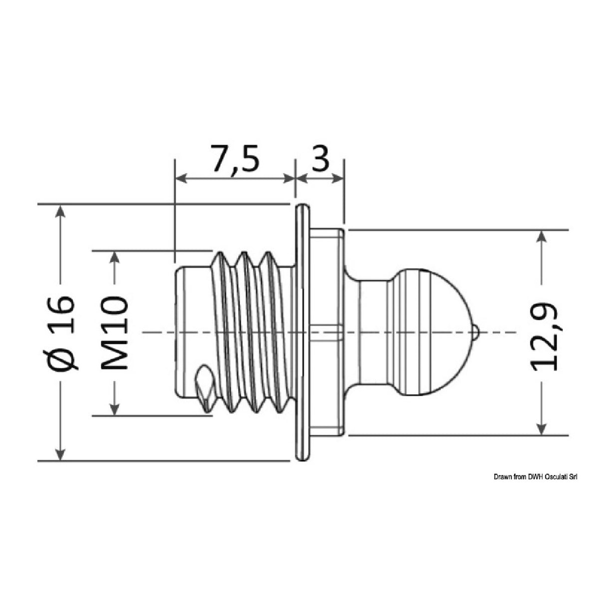 Delahousse Sistema di fissaggio pannelli Quick Fit Perni