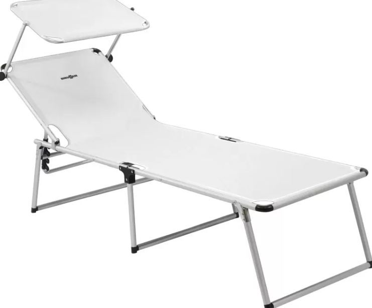 Lettino Prendisole Brunner Malibu High Bianco