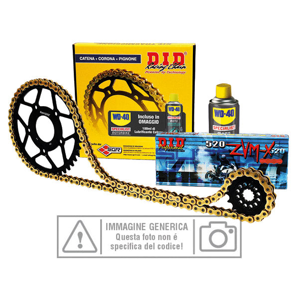 Kit Transmisión S-Ac 16-42-525-110 DID Cadena 52Vx3 G&B R YAMAHA YZF R7 21 22
