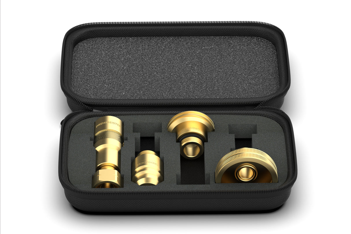 DREHMEISTER kit adattatore in valigetta per bombole di gas (W21.8L)