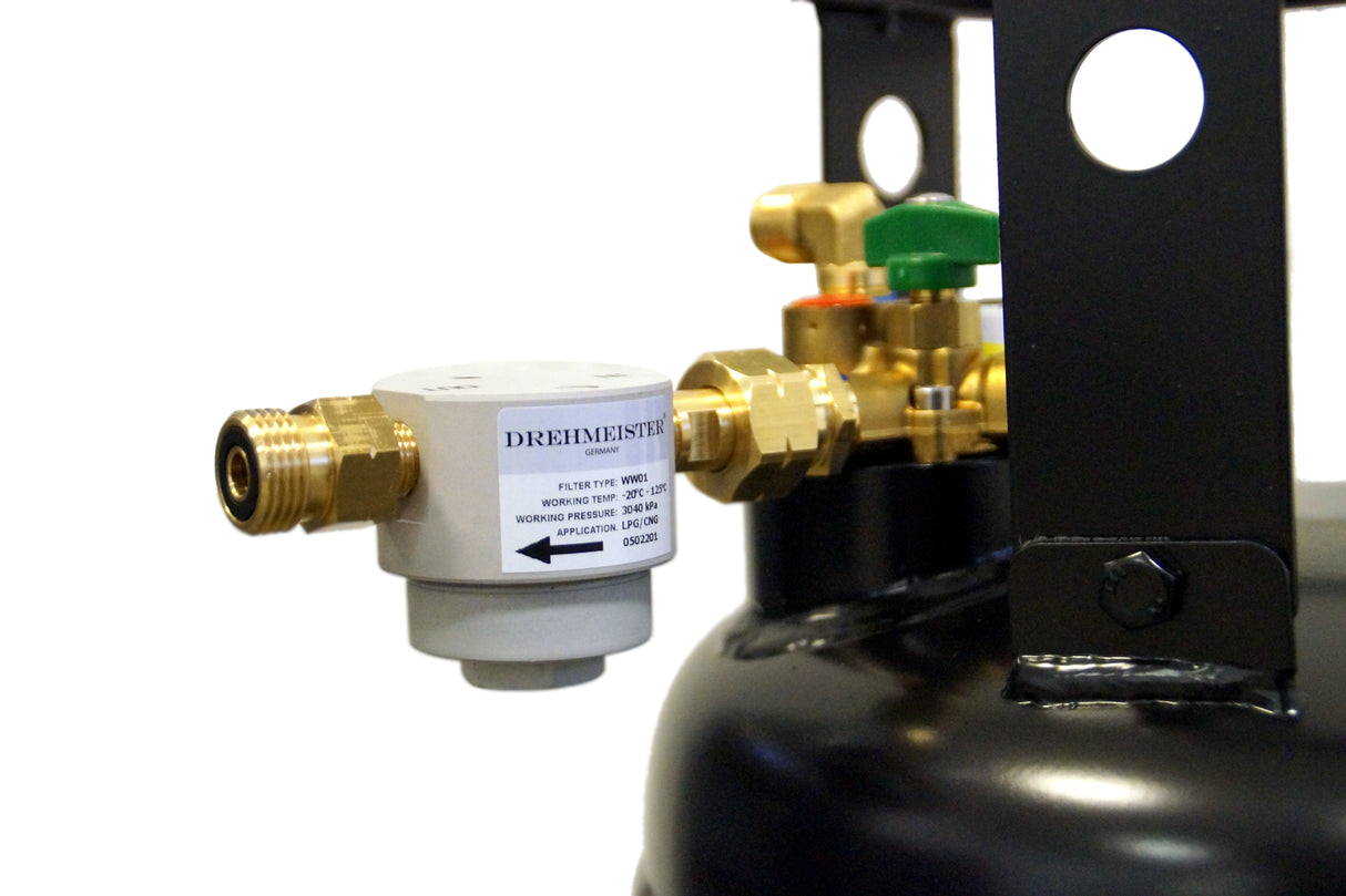 DREHMEISTER SMART Filtro per bombole GPL W21,8 x 1/14 LH