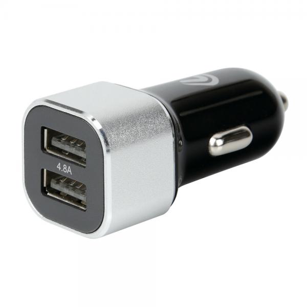 Cargador de Lámpara 2 puertos USB - Carga Rápida - 4800 mA - 12/24V 38871