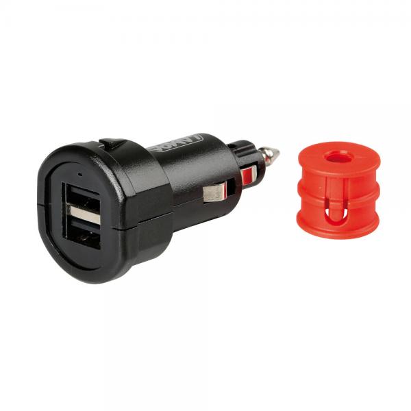 Lámpara Uni-Tech, Cargador Universal 2 Puertos USB Carga Rápida 2700 mA 12/32V 38881