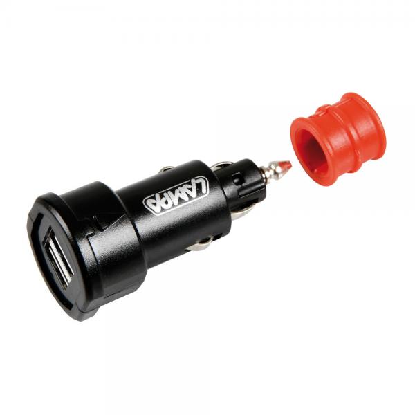 Uni-Tech Lampe, Universalladegerät mit 2 USB-Anschlüssen, Schnellladefunktion (2700 mA, 12/32 V)