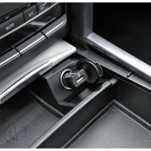 Cargador de lámpara 1 puerto USB - Qualcomm Quick Charge - 3000 mA - 12/24 V 38922