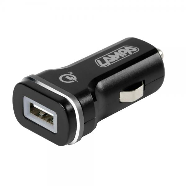 Lampenladegerät mit 1 USB-Anschluss – Qualcomm Schnellladefunktion – 3000 mA – 12/24 V 38922