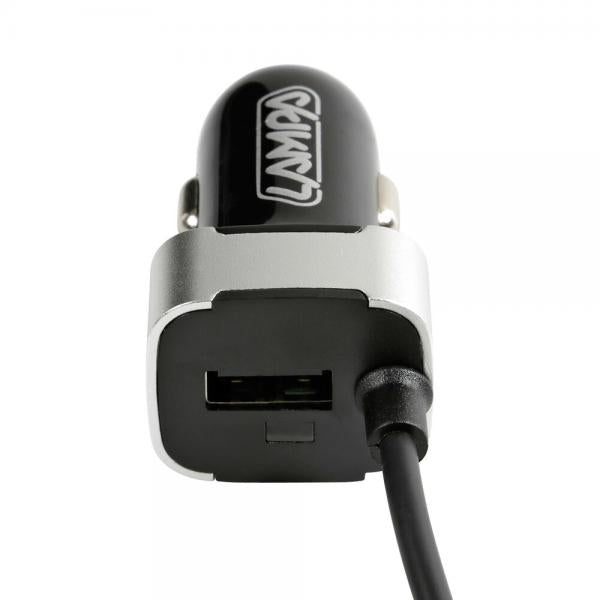 Cargador de baterĂa micro USB con 1 puerto USB - Carga rápida - 2400 mA - 12/24 V 38928
