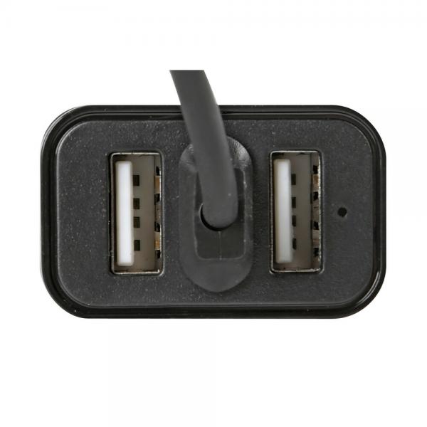 Micro-USB-Ladelampe mit 2 USB-Anschlüssen – 2400 mA – 12/24 V