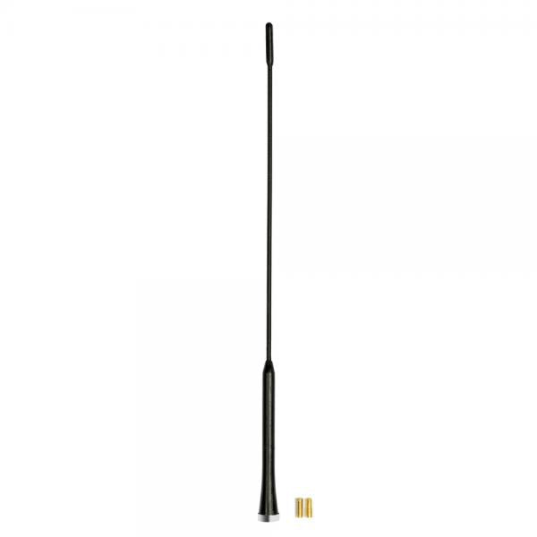 Chromringlampe, Ersatzantennenstiel – 41 cm – 5–6 mm