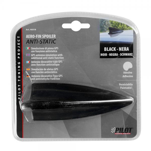 Pilot 2-in-1 Aero-Fin Spoiler, antistatisch – Schwarz