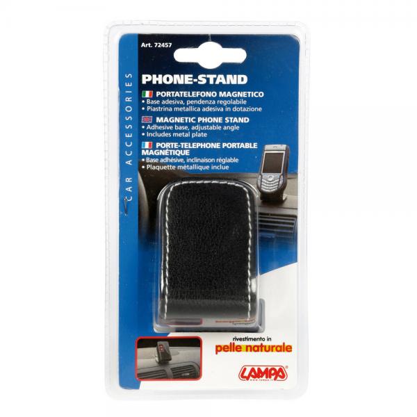 Magnetische Handyhalterungslampe aus Naturleder