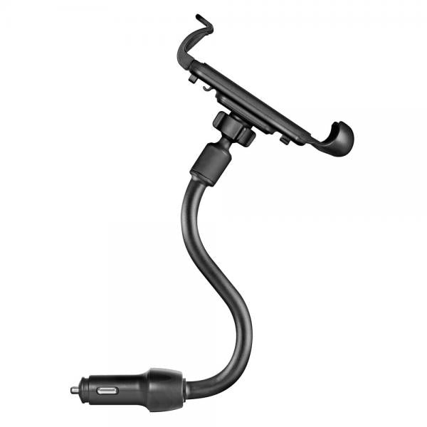 Lampa Power Holder, Phone Holder with Dual USB Charger, 12/24V