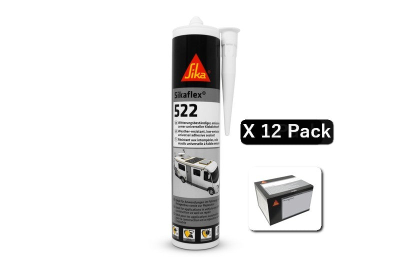 Sikaflex -522 blanco C25 - 300ml PAQUETE DE 12 PIEZAS