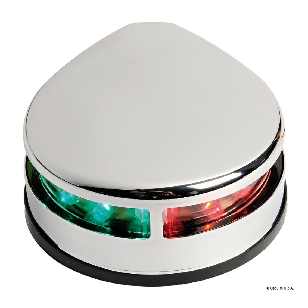 Luces de navegación LED de bajo consumo Osculati Evoled en acero inoxidable para montaje en superficie 11.041.21