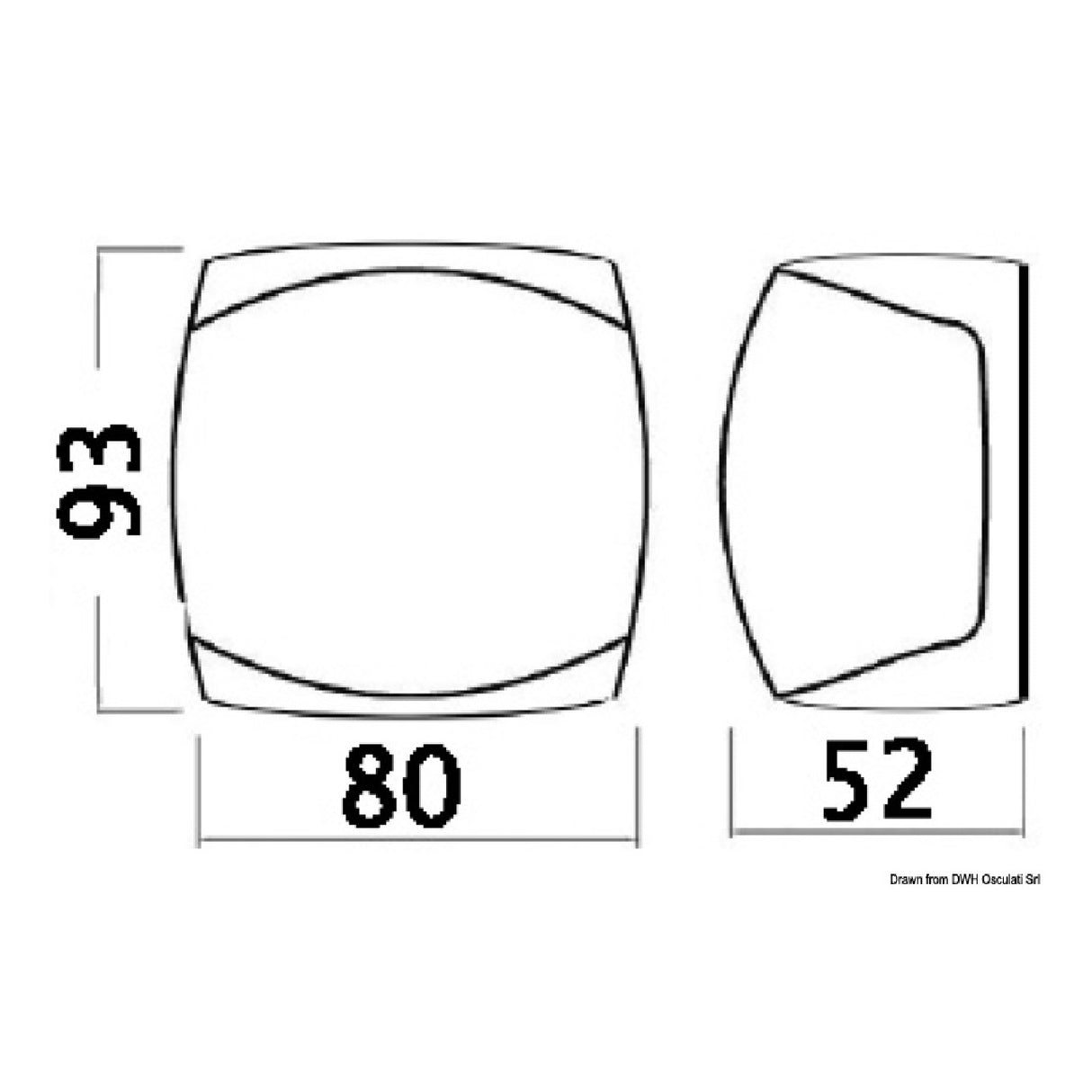 Osculati Sphera III LED navigation lights up to 20 m 11.062.21