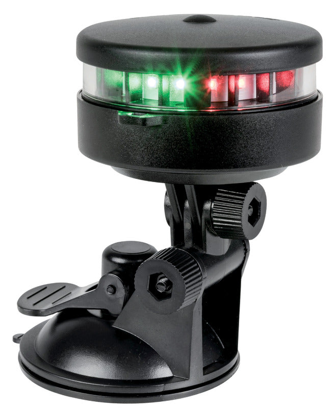 Osculati two-tone portable navigation light with suction cup support 11.139.46