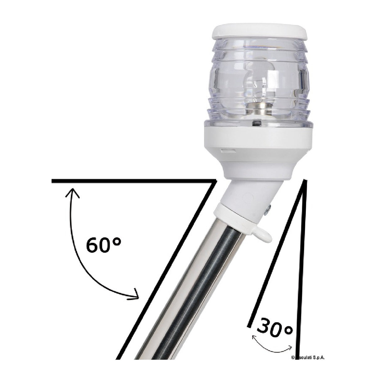 Poste desmontable Osculati Classic 360 11.160,00
