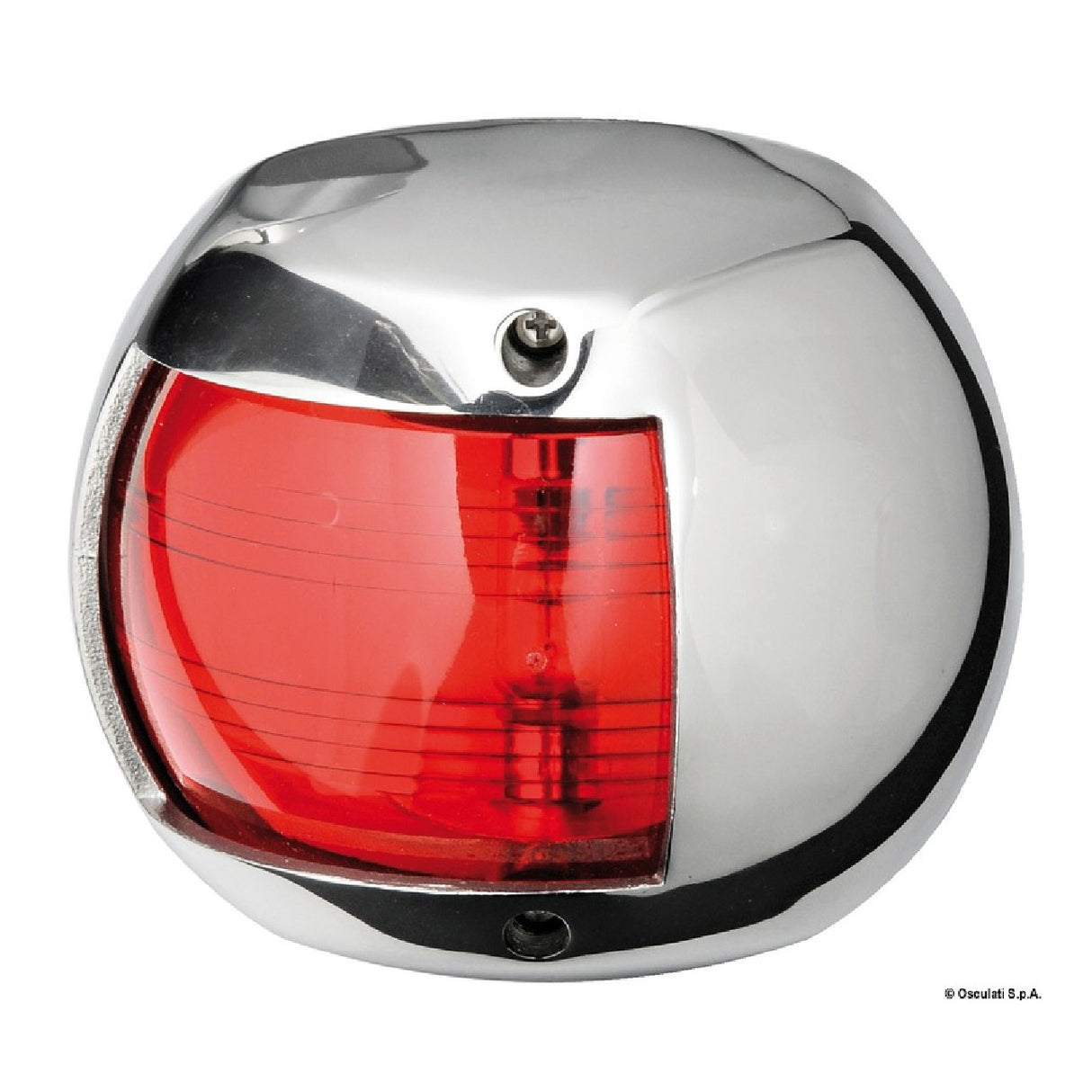 Osculati Compact 12 navigation lights in mirror-polished AISI 316 11.406.01