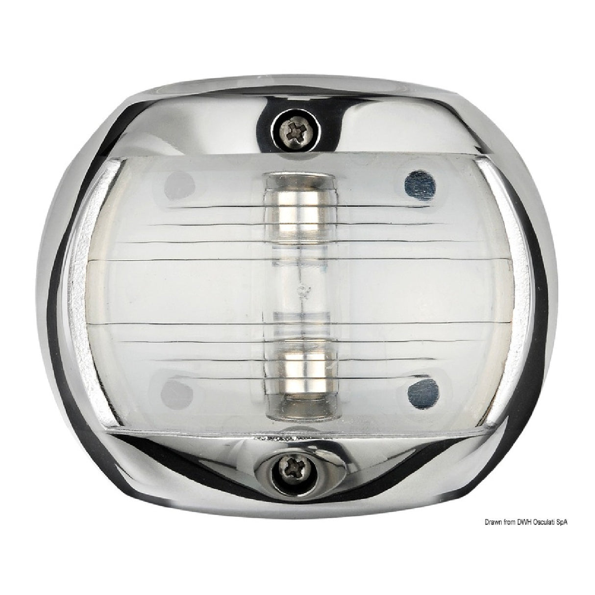 Osculati Compact 12 navigation lights in mirror-polished AISI 316 11.406.01