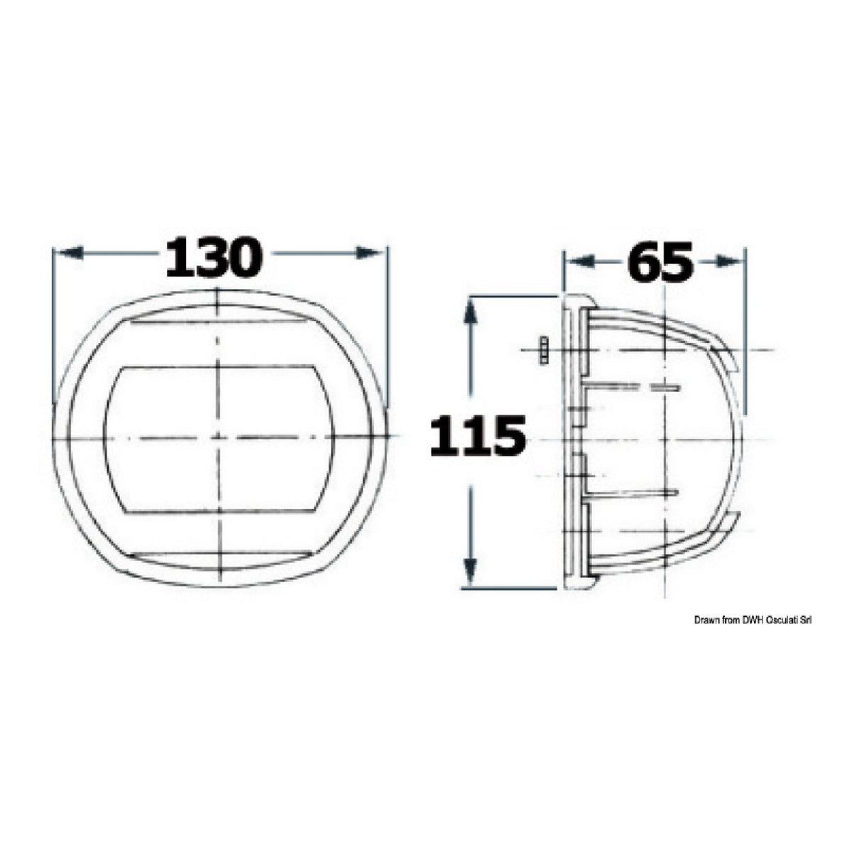 Osculati Alumbrado público Maxi 20 11.411.01