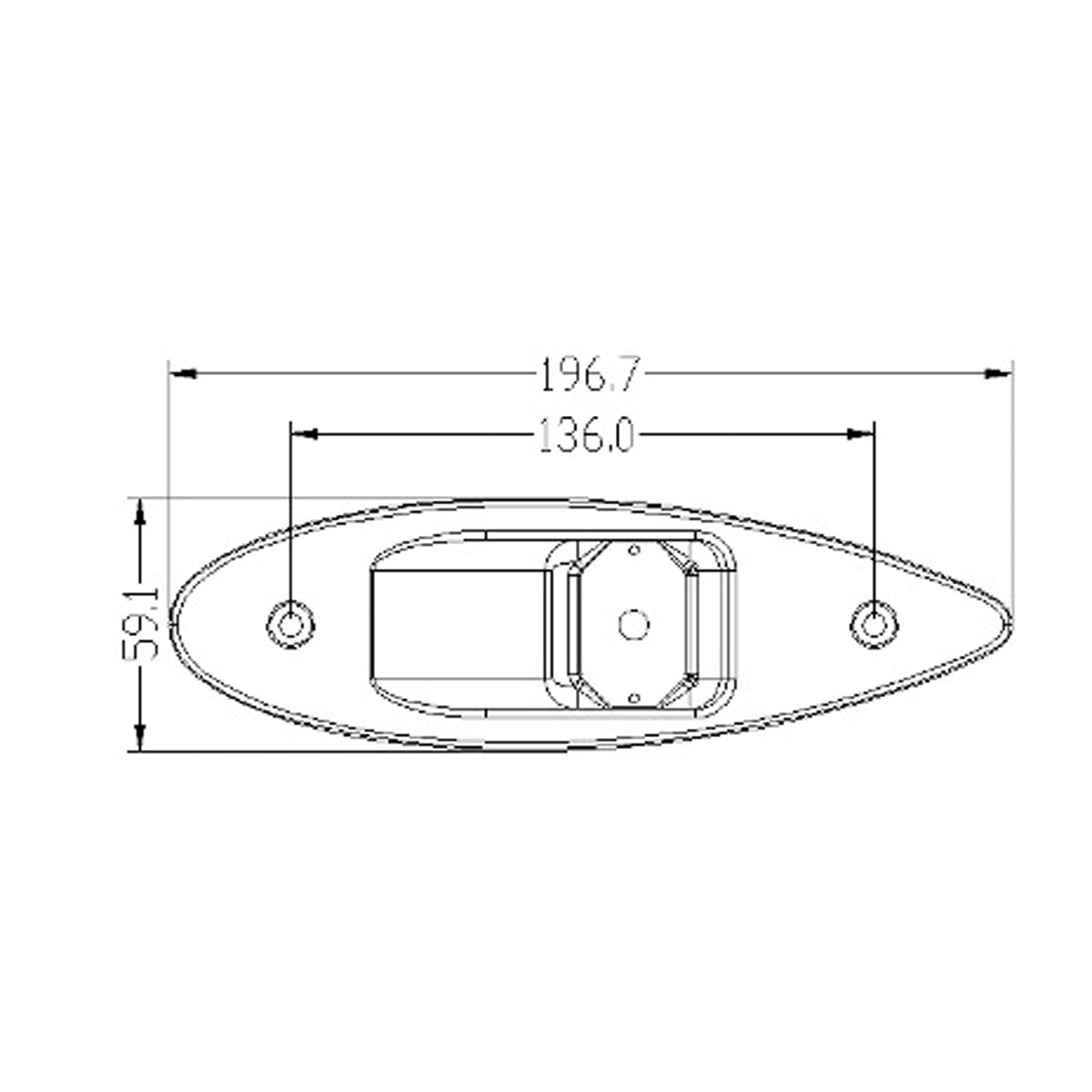Trem LED-Navigationsleuchten mit geringem Stromverbrauch aus hochglanzpoliertem Edelstahl zur flächenbündigen Wandmontage