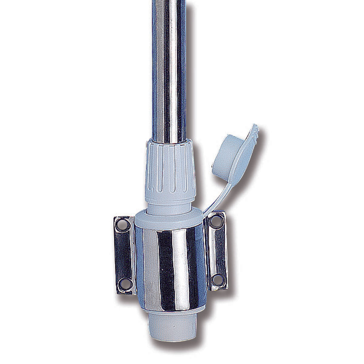 Trem White Replacement Base for Wall Mounted Rods