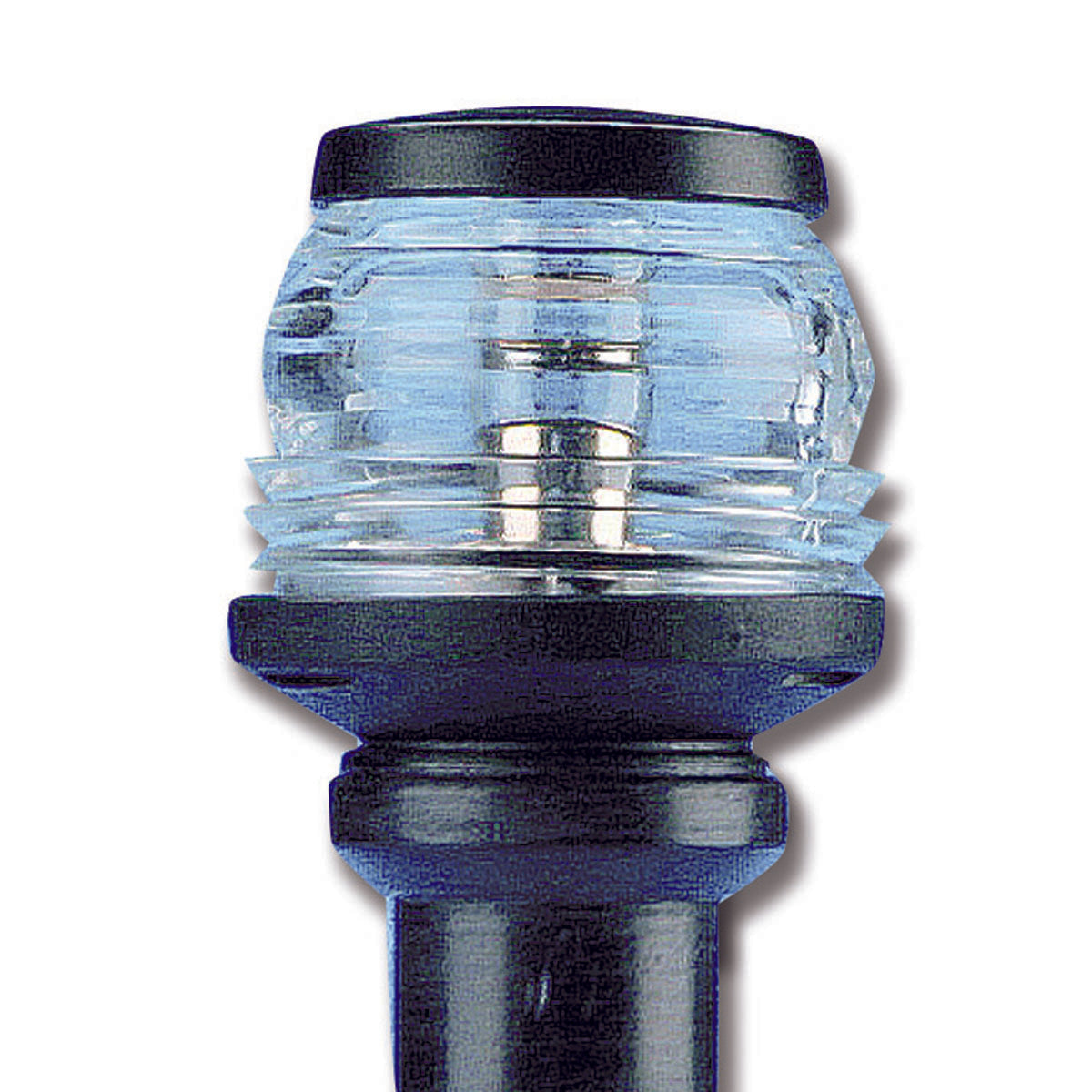Trem Black Base for application of the L3914360 and L4114360 lights on 20-28 mm diameter poles